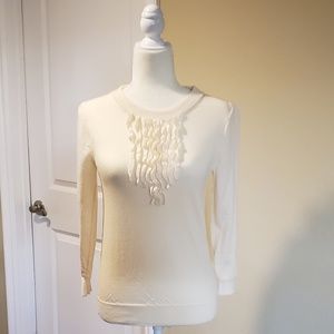 J. Crew Cream Merino wool sweater